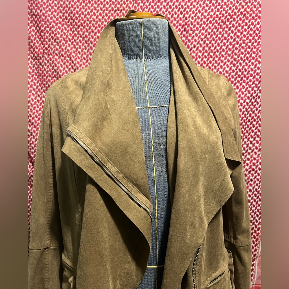Small Brown faux suede jacket